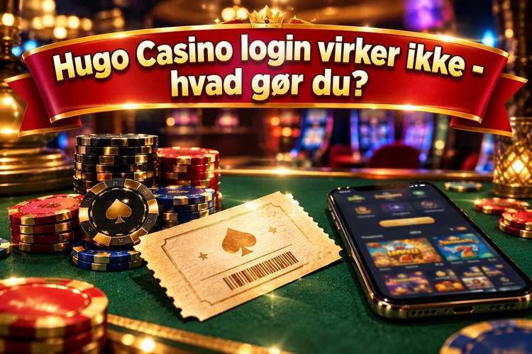 Hugo Casino login virker ikke - hvad gør du?