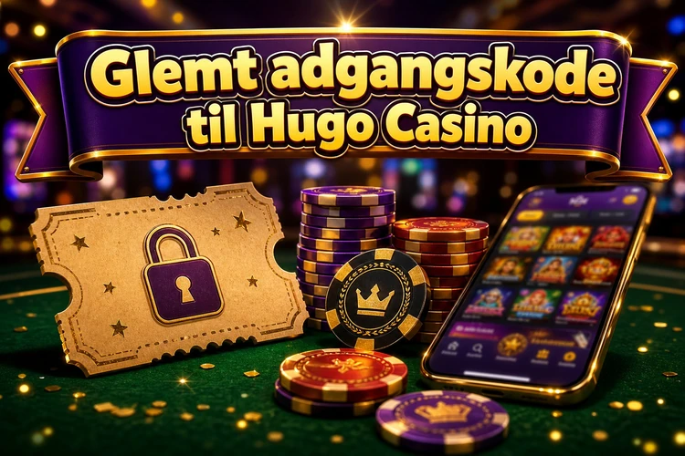 Glemt adgangskode til Hugo Casino