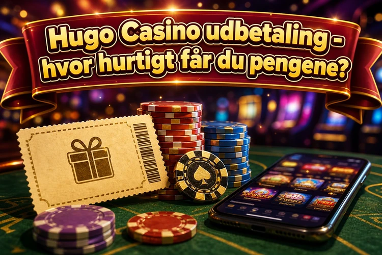 Hugo Casino udbetaling - hvor hurtigt får du pengene?